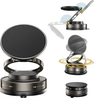 Support Téléphone Voiture Magnétique 360° NOVALIA — Fixation Ultra Stable
