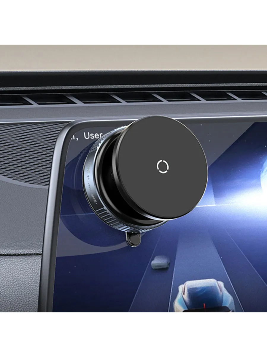 Support Téléphone Voiture Magnétique 360° NOVALIA — Fixation Ultra Stable